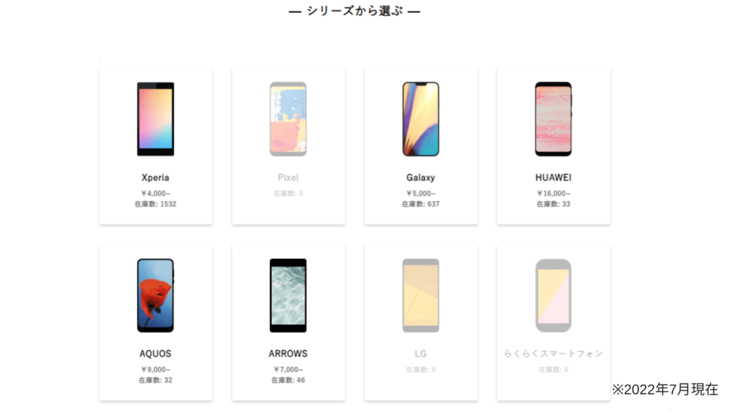 Androidの価格